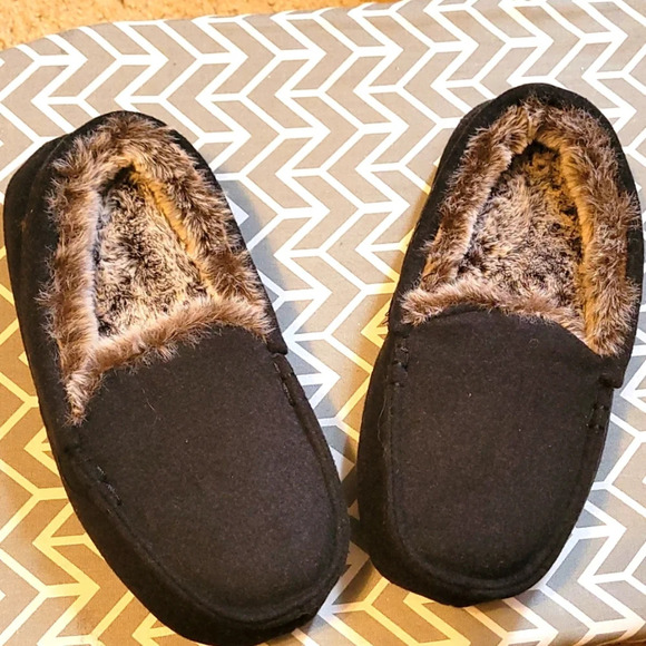 Other - A9 Franklin moccasin boy slippers - gray size 2-3 medium